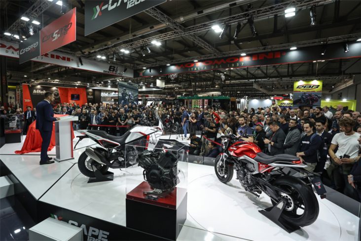 Moto Morini apresentação de modelos no Salão de Milão EICMA