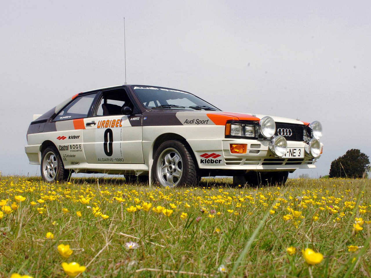 audi quattro rally car