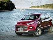 FORD ECOSPORT 2015 VERMELHO FRENTE E LATERAL