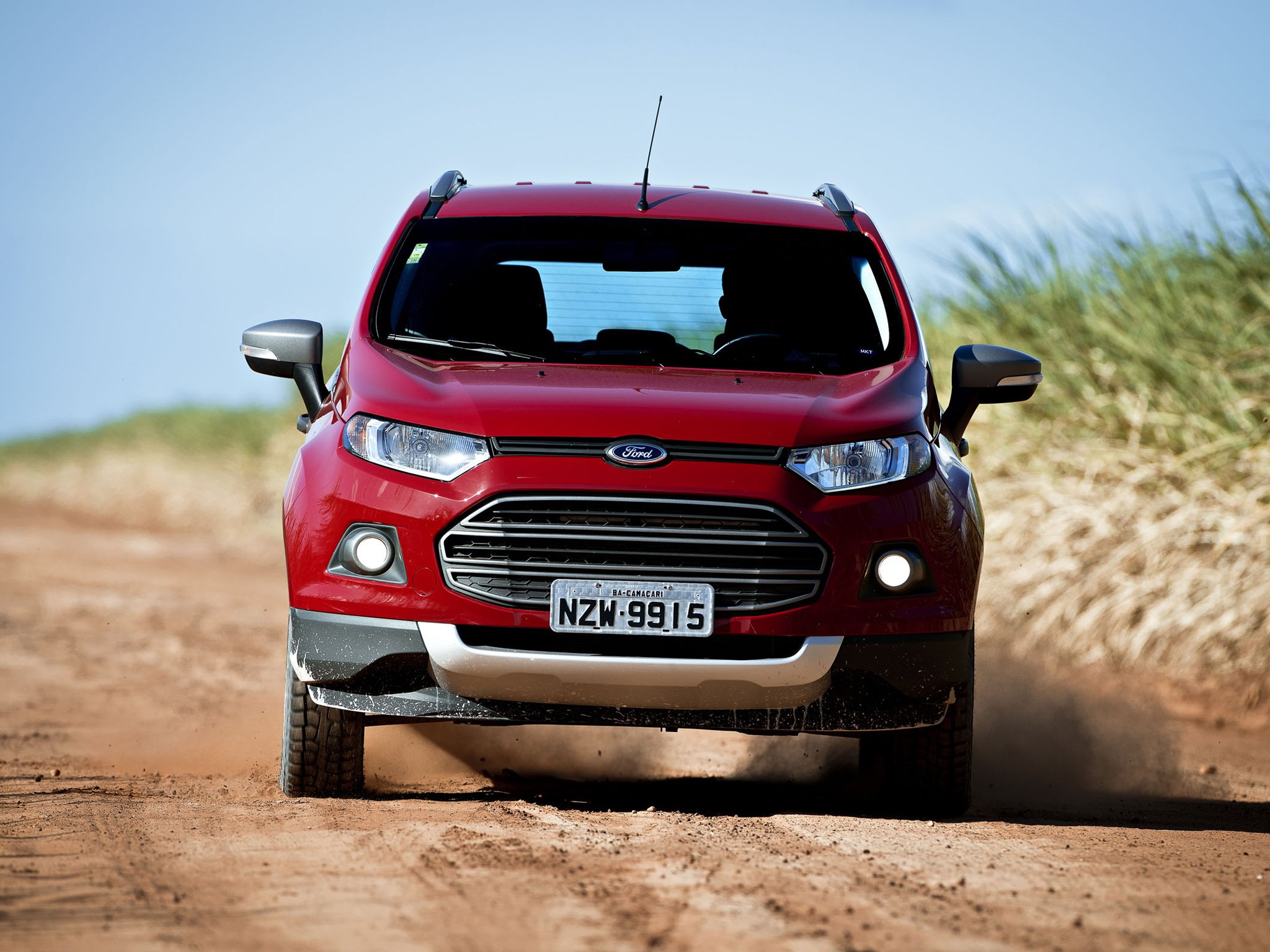 FORD ECOSPORT 2015 VERMELHO FRENTE