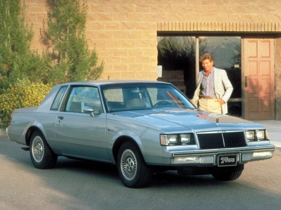 buick regal t type 1984 cinza frente
