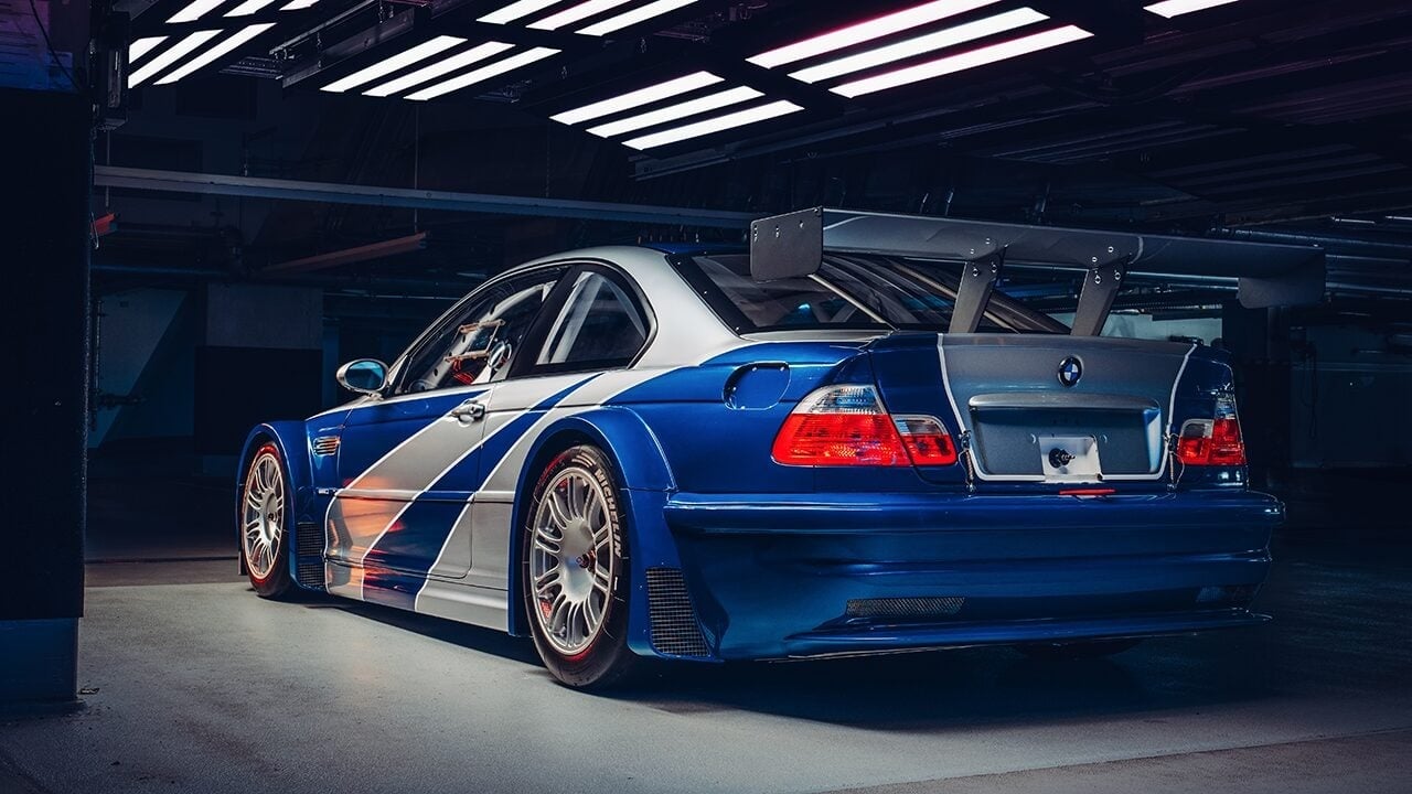 BMW M3 GTR need for speed most wanted traseira