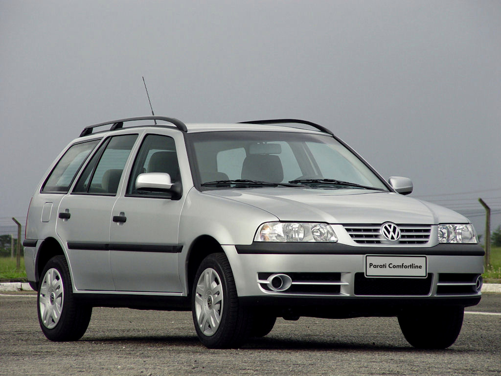 volkswagen parati comfortline 2002 prata frente parado