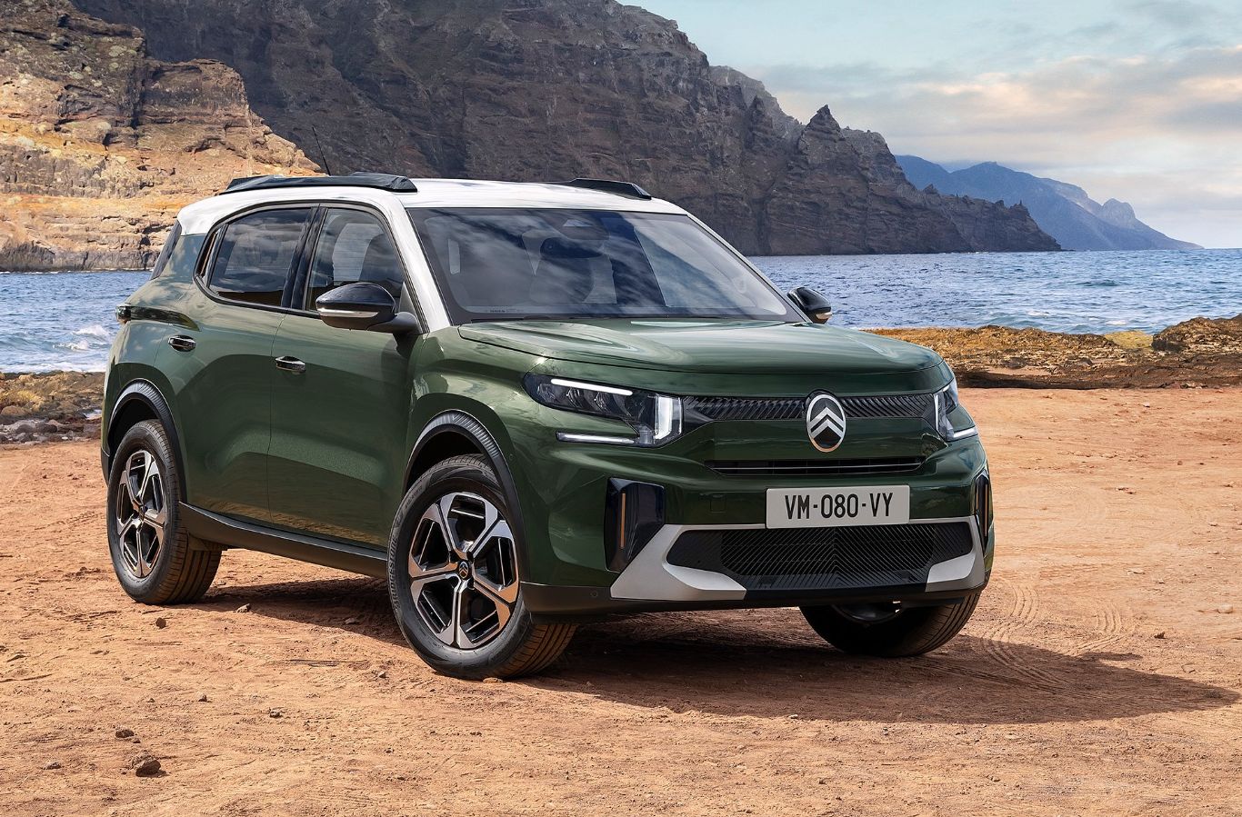 CITROEN C3 AIRCROSS EUROPEU VERDE FRENTE E LATERAL