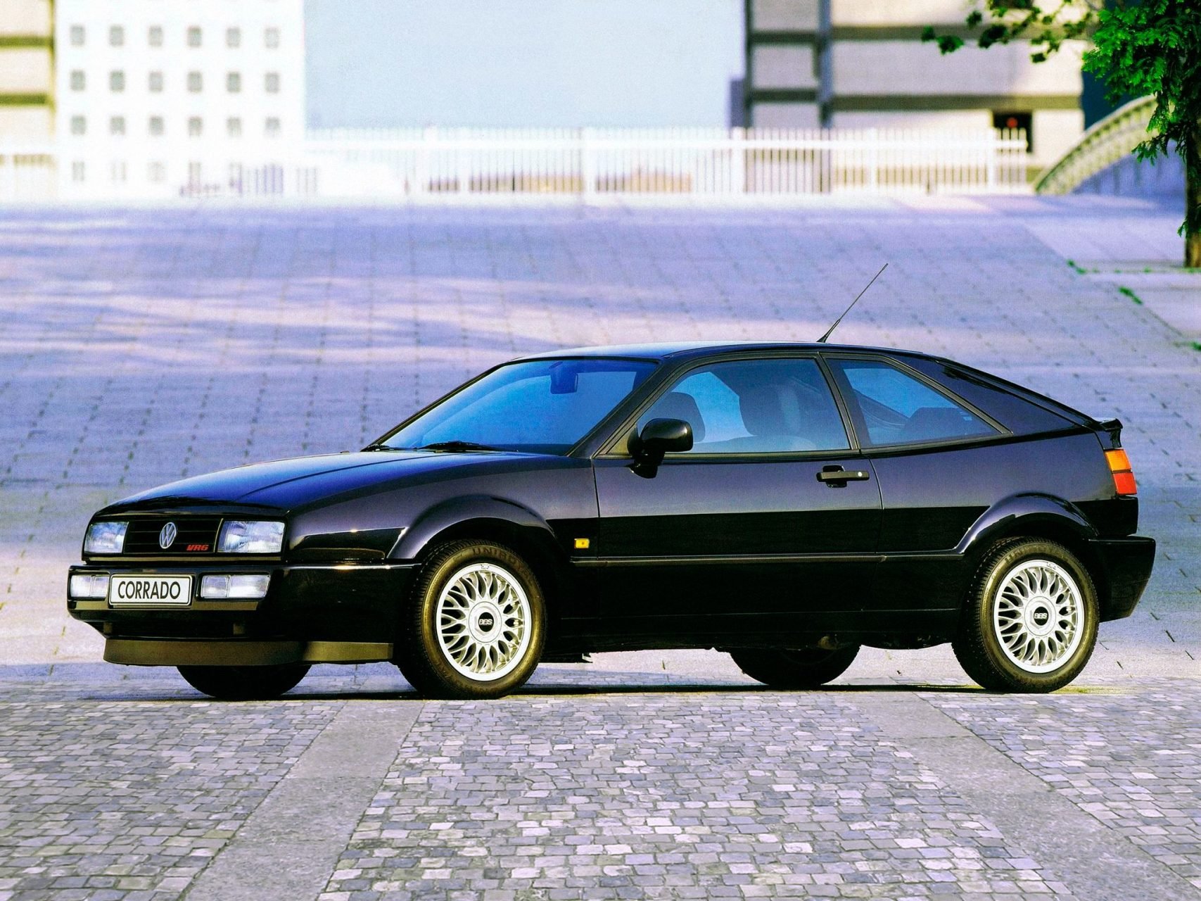 volkswagen corrado vr6 1992 preto frente parado