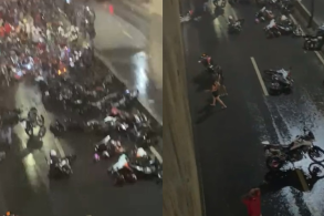 [VÍDEO] Rolezinho de Natal 250 motos caem em operação policial