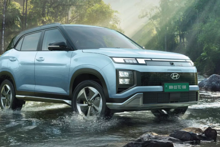 Hyundai Creta Eletrico azul agua