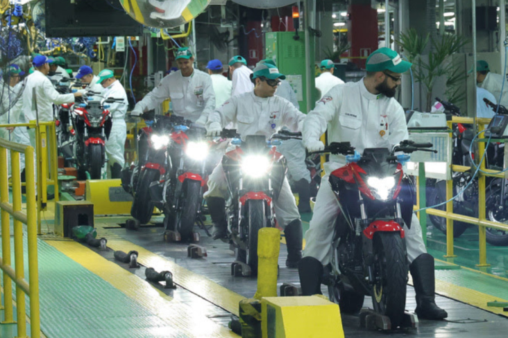 Fabrica de motos Honda em Manaus