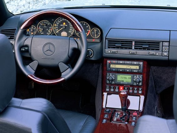 mercedes benz sl 73 amg interior painel