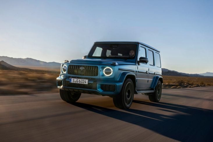 Mercedes-AMG G 63 2025 azul frente