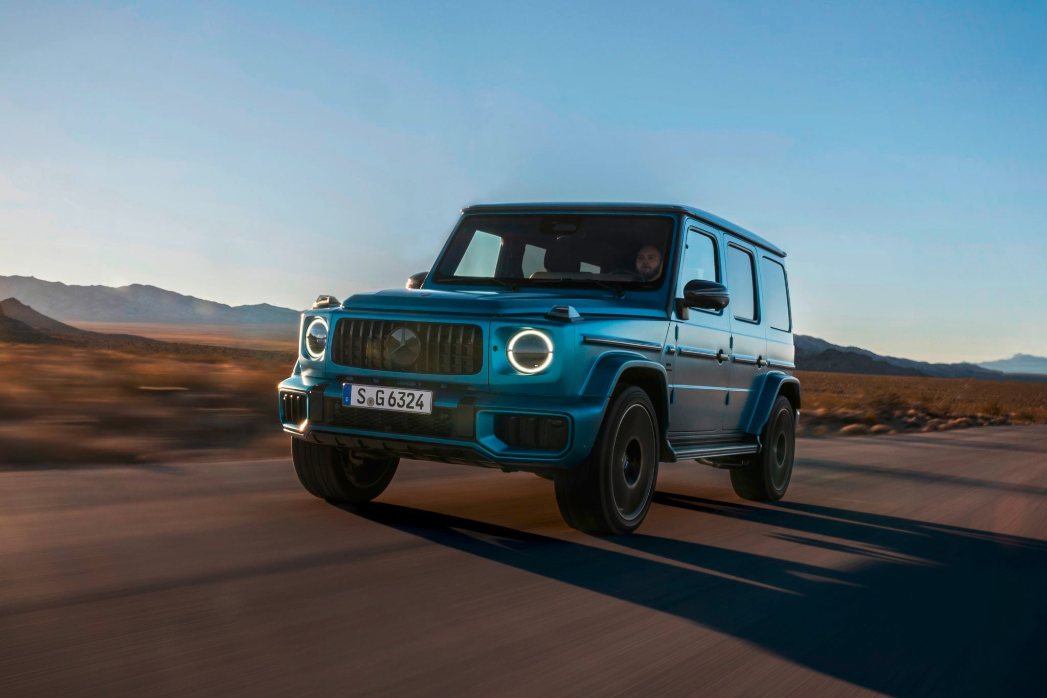 Mercedes-AMG G 63 2025 azul frente