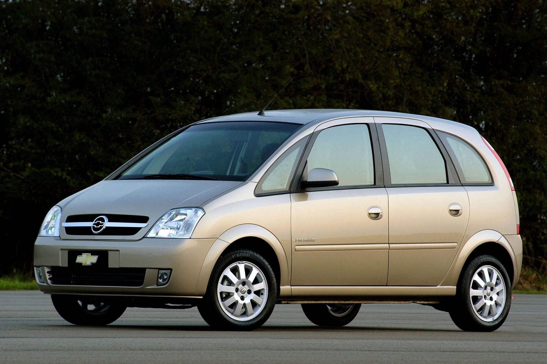 chevrolet meriva Premium 16v 2003 prata