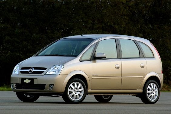 chevrolet meriva Premium 16v 2003 prata