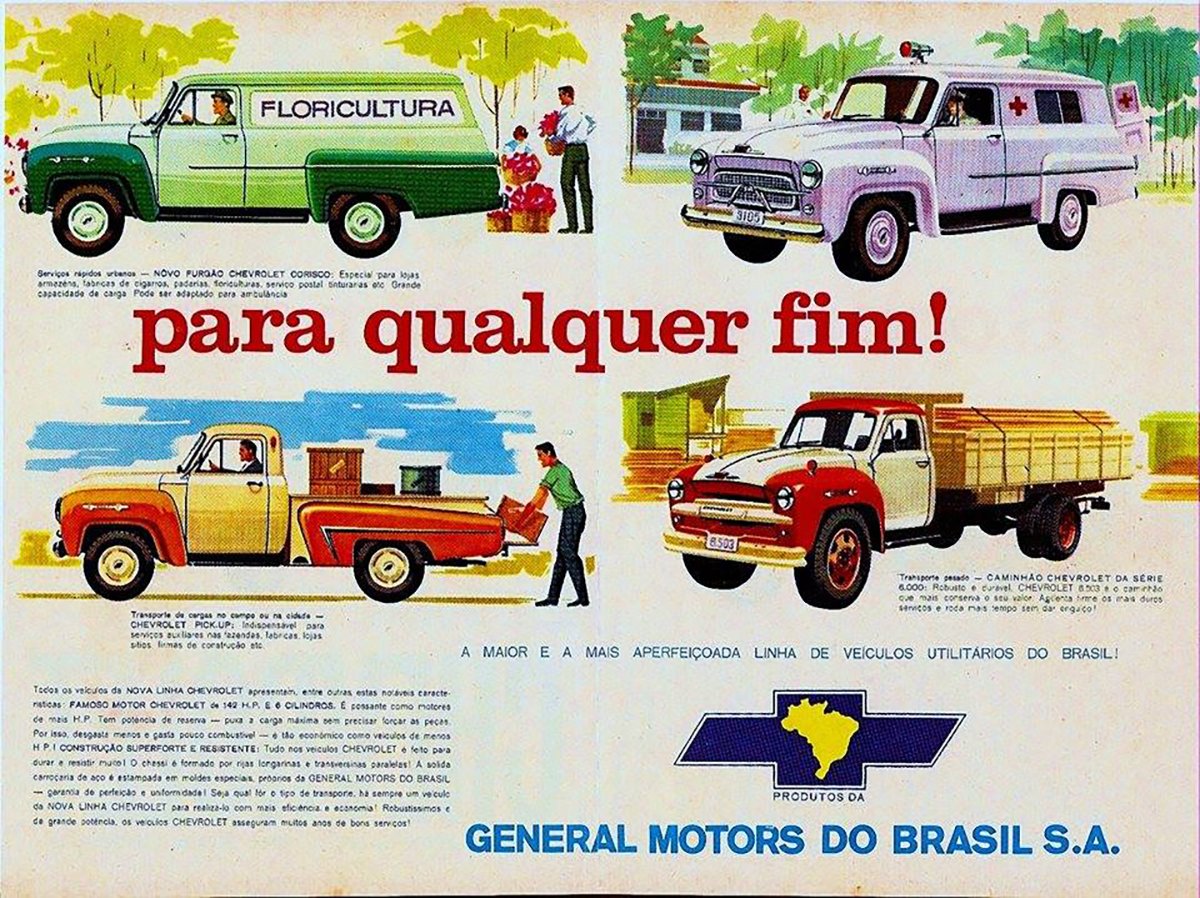 Propaganda utilitários chevrolet brasil