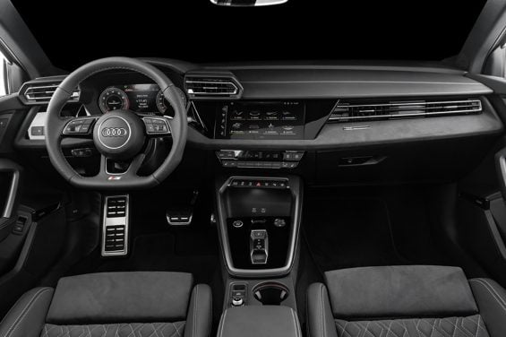 Audi A3 Sedan 2025 performance black interior painel