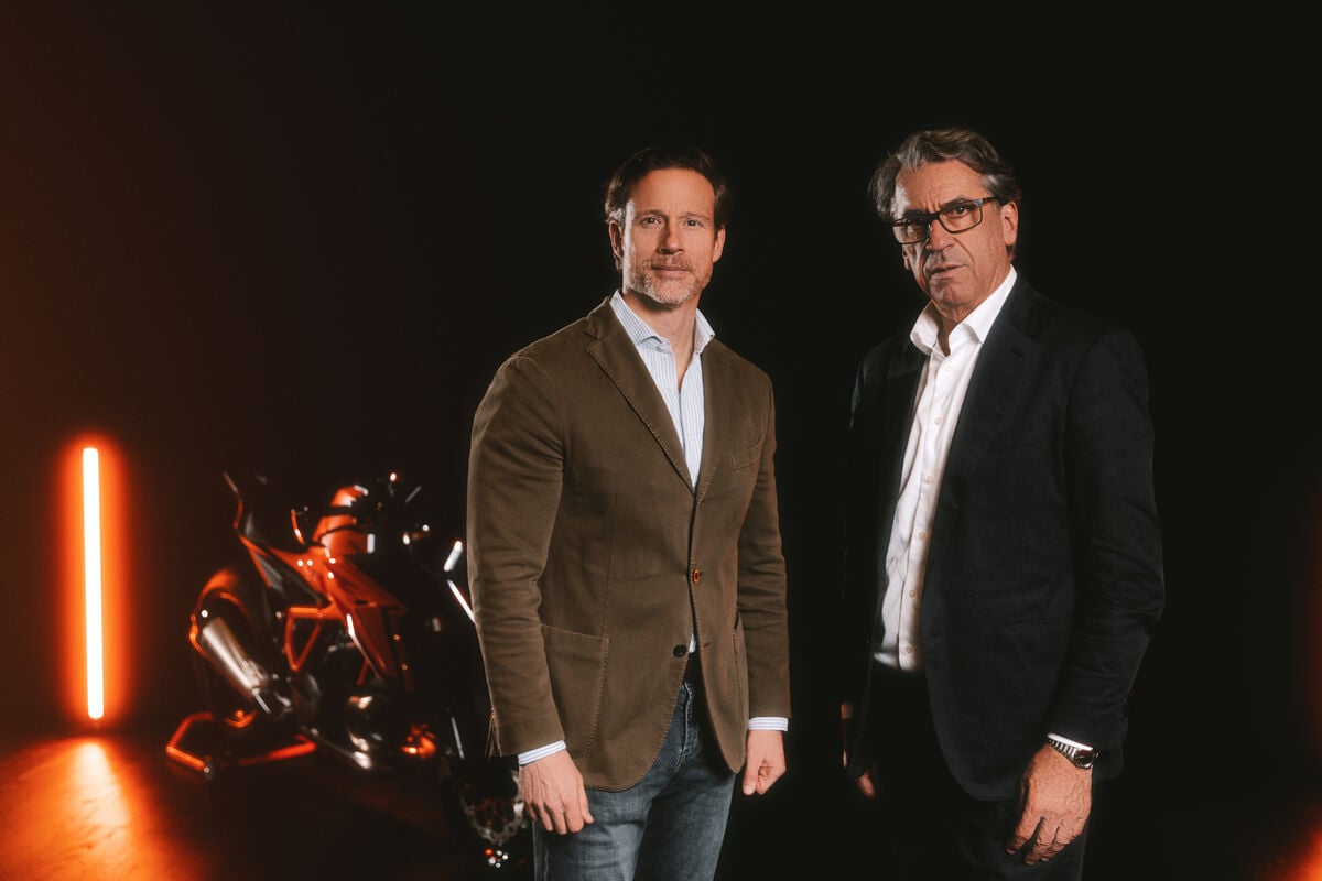 CEO KTM Gottfried Neumeister e Stefan Pierer