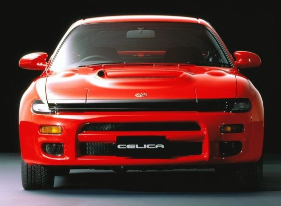 toyota celica gt four rc 1991 vermelho