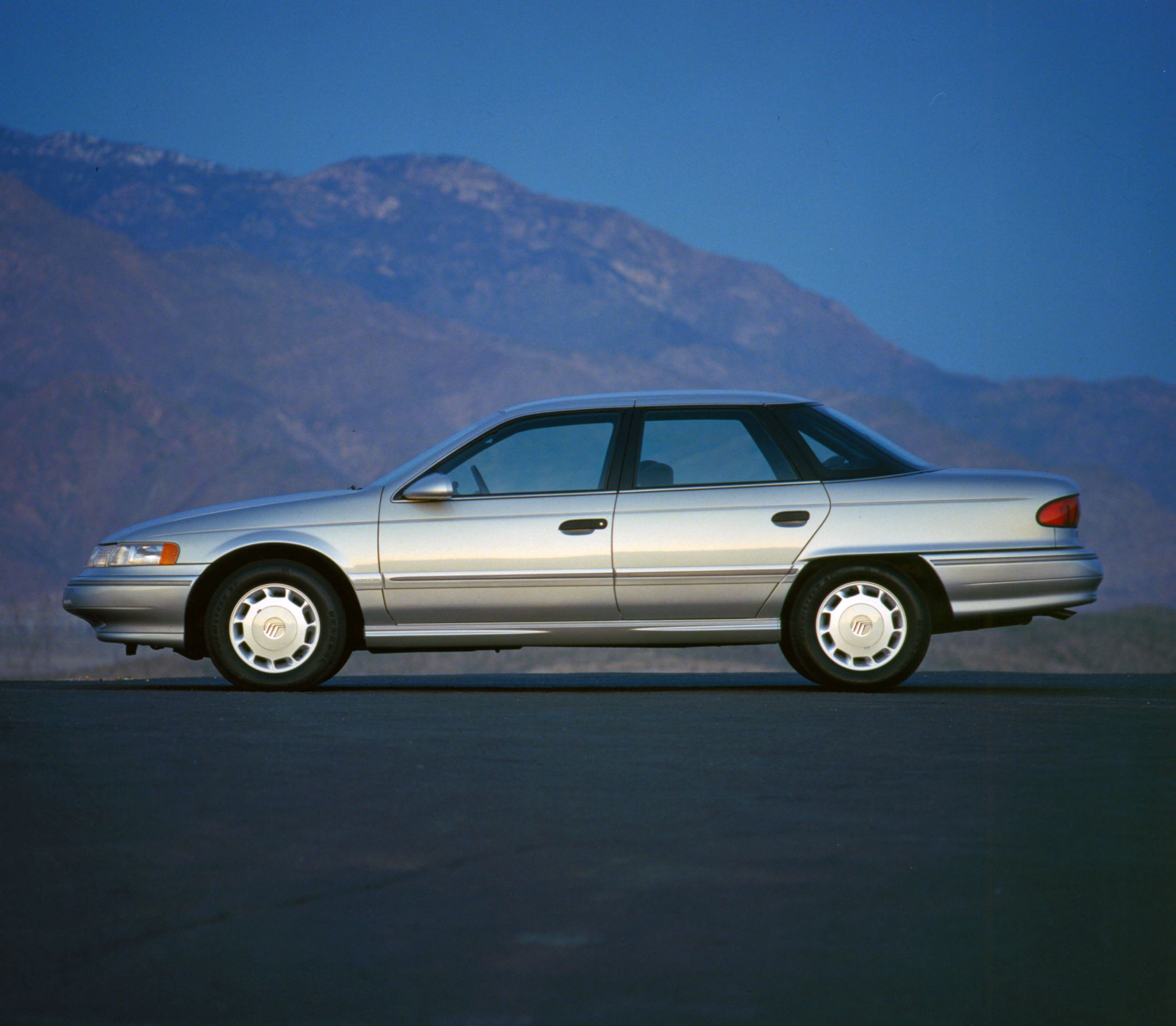 mercury sable 1991 prata lateral