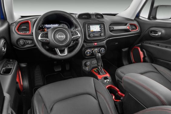 jeep renegade trailhawk 2016 interior painel