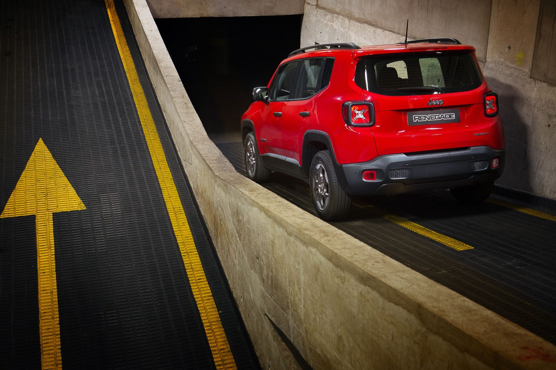 jeep renegade sport 2016 vermelho traseira