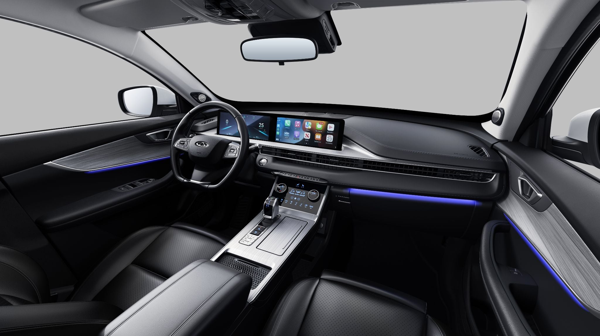 Caoa Chery Tiggo 7 Pro Plug in Hybrid 2025 interior painel (2)