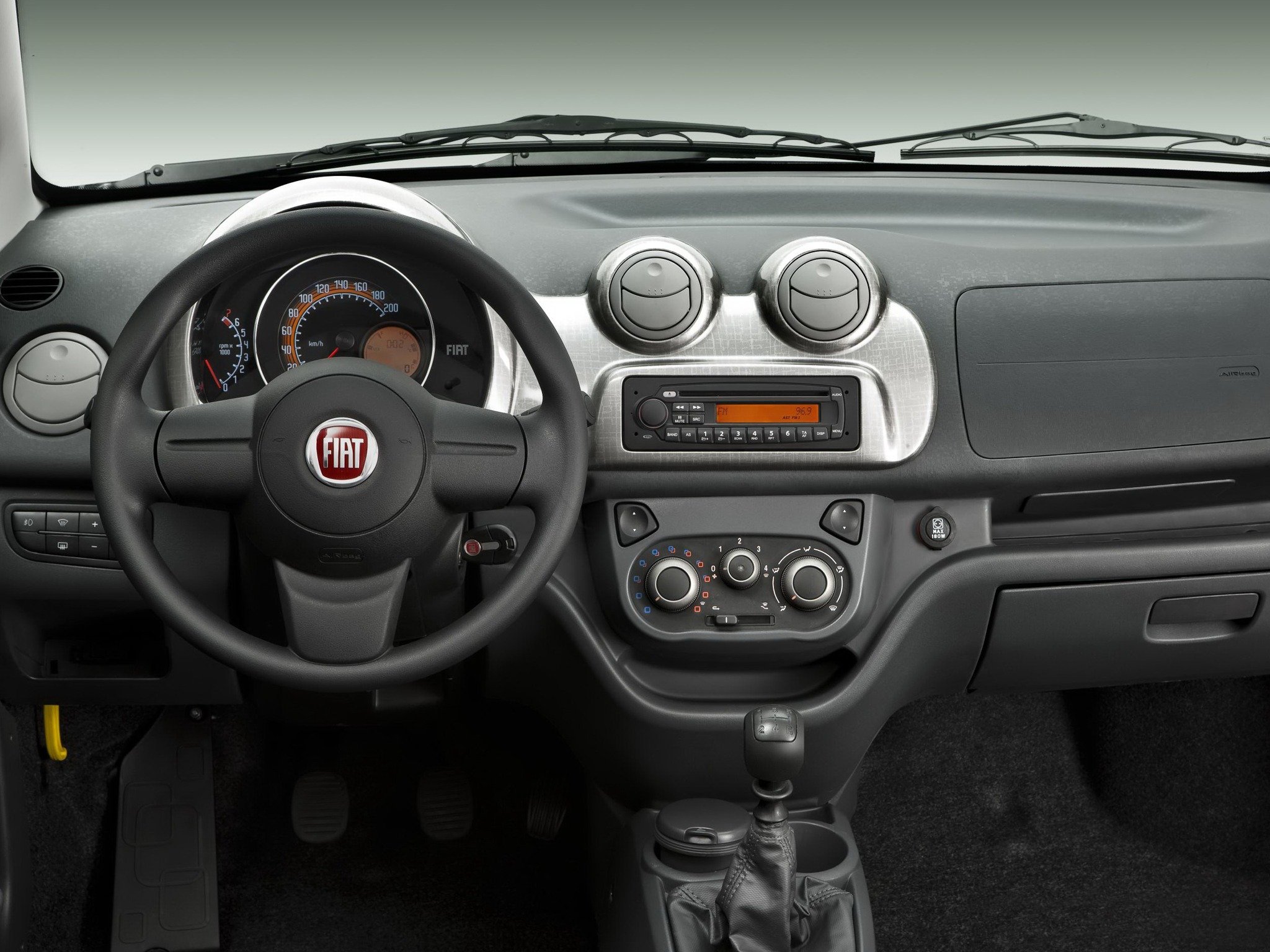 fiat uno way 2012 painel