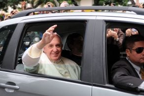 Rio,De,Janeiro,,July,26,,2013 ,Pope,Francisco,On,A