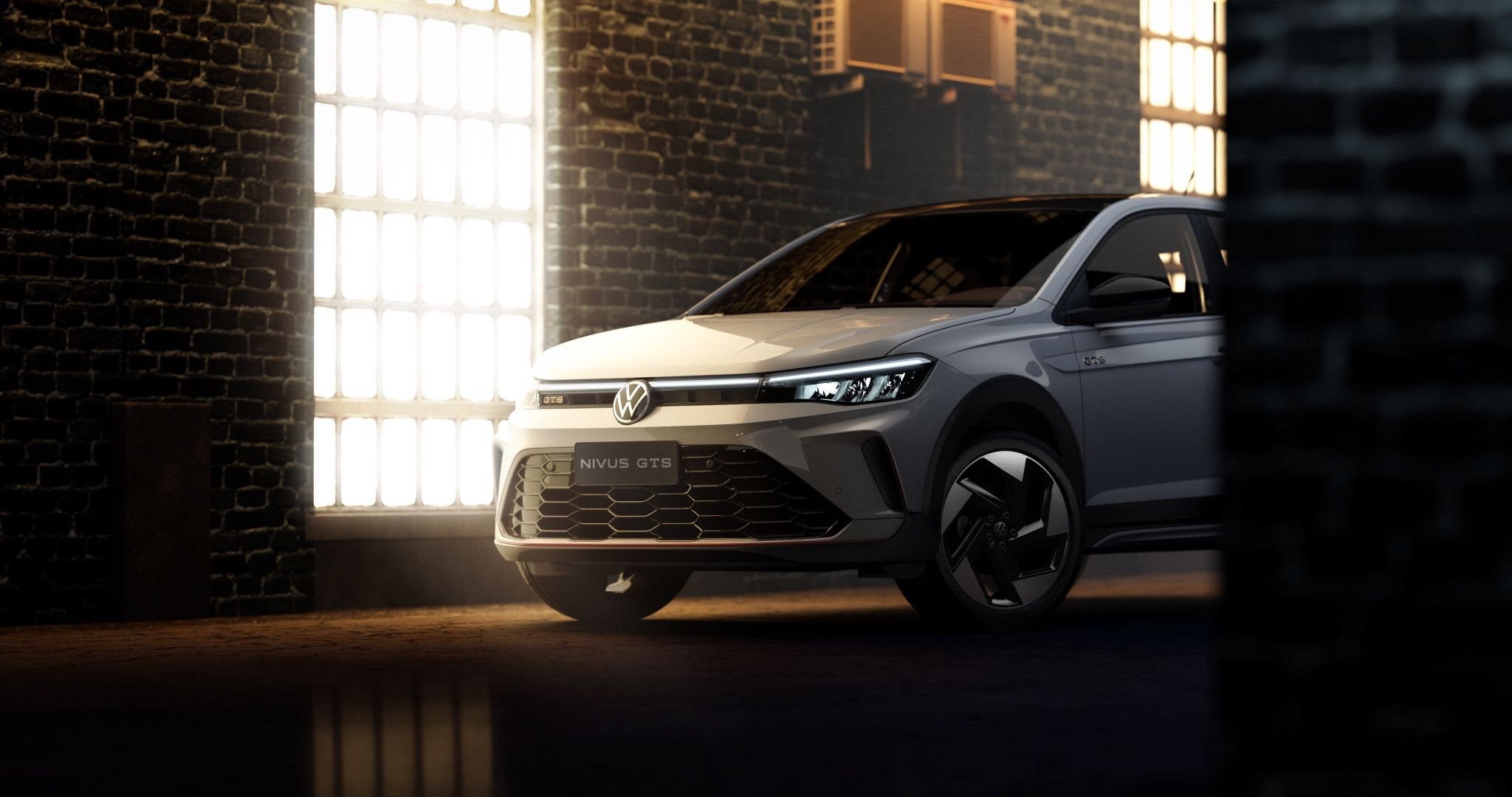 Volkswagen Nivus GTS 2026 Branco Cristal frente parado