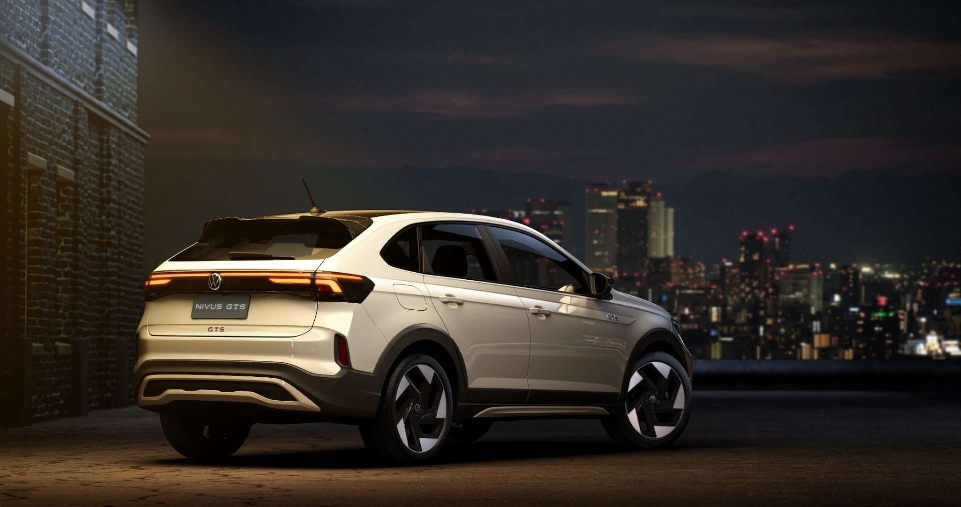 Volkswagen Nivus GTS 2026 Branco Cristal traseira parado (2)