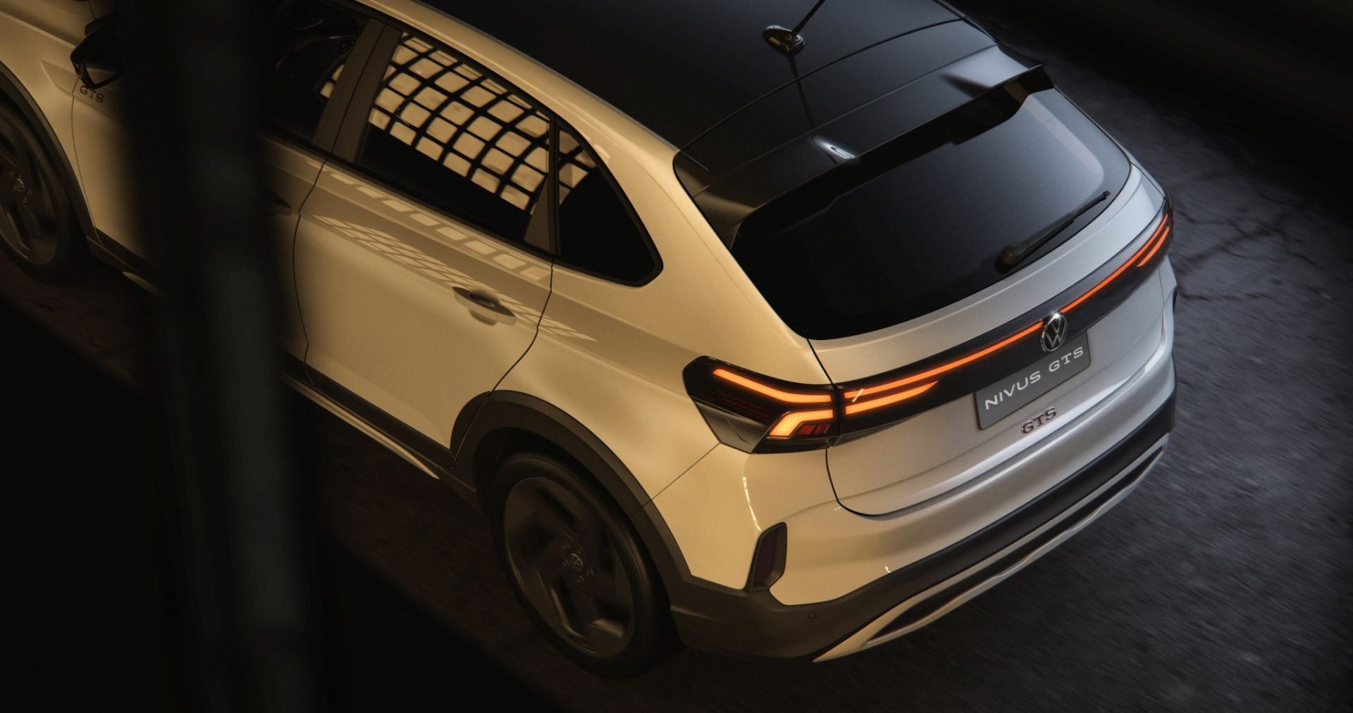 Volkswagen Nivus GTS 2026 Branco Cristal traseira vista de cima