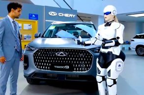 Vendedor de carros robô Chery Mornine