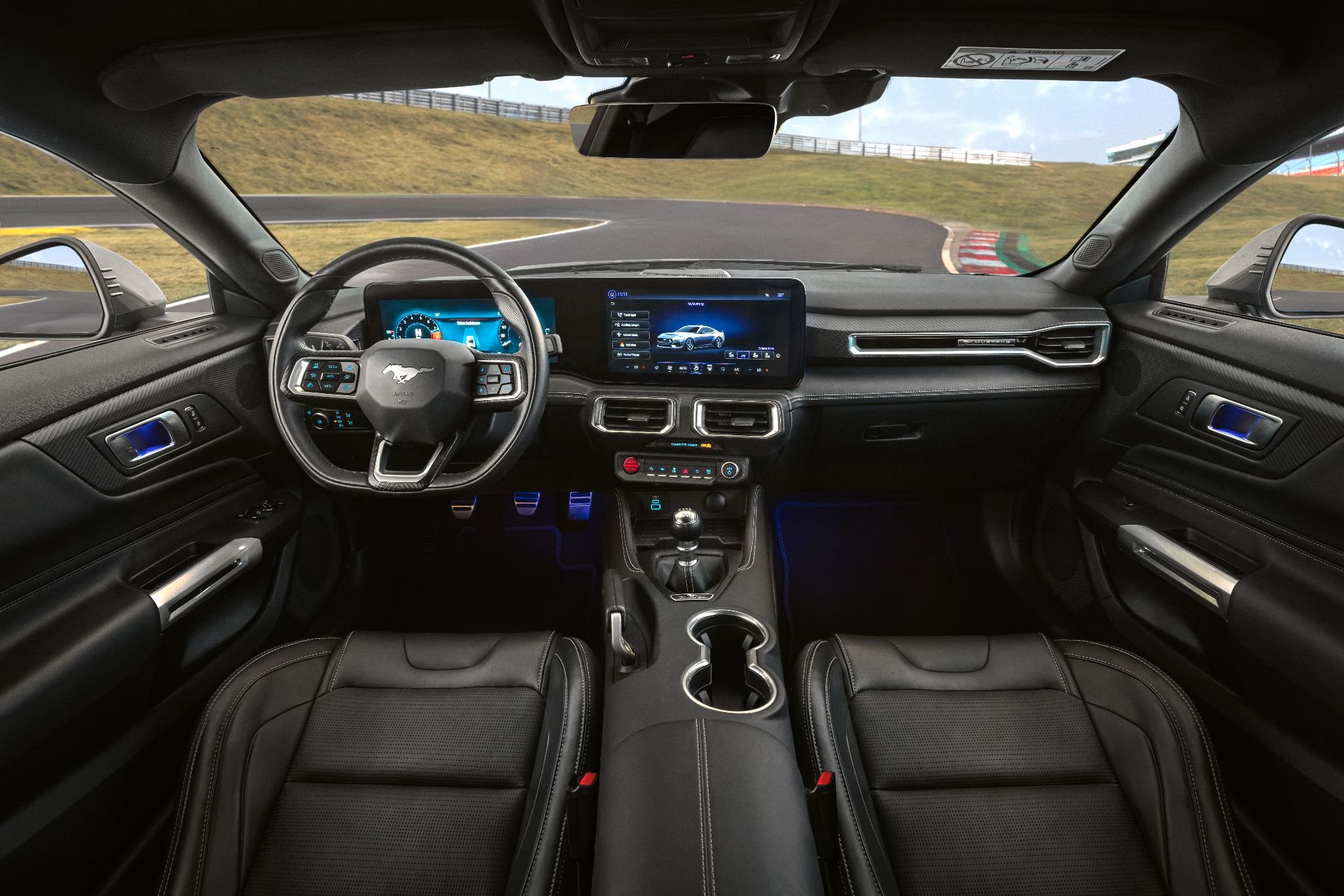 Ford Mustang GT Performance Manual 2025 interior painel Ford Mustang GT Performance Manual 2025 interior painel