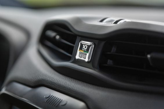 Jeep Renegade Série especial 10 anos produção Jeep detalhe saída do ar condicionado