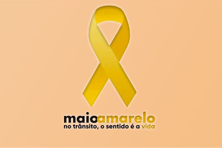 maio amarelo logo seguranca transito mortes acidentes