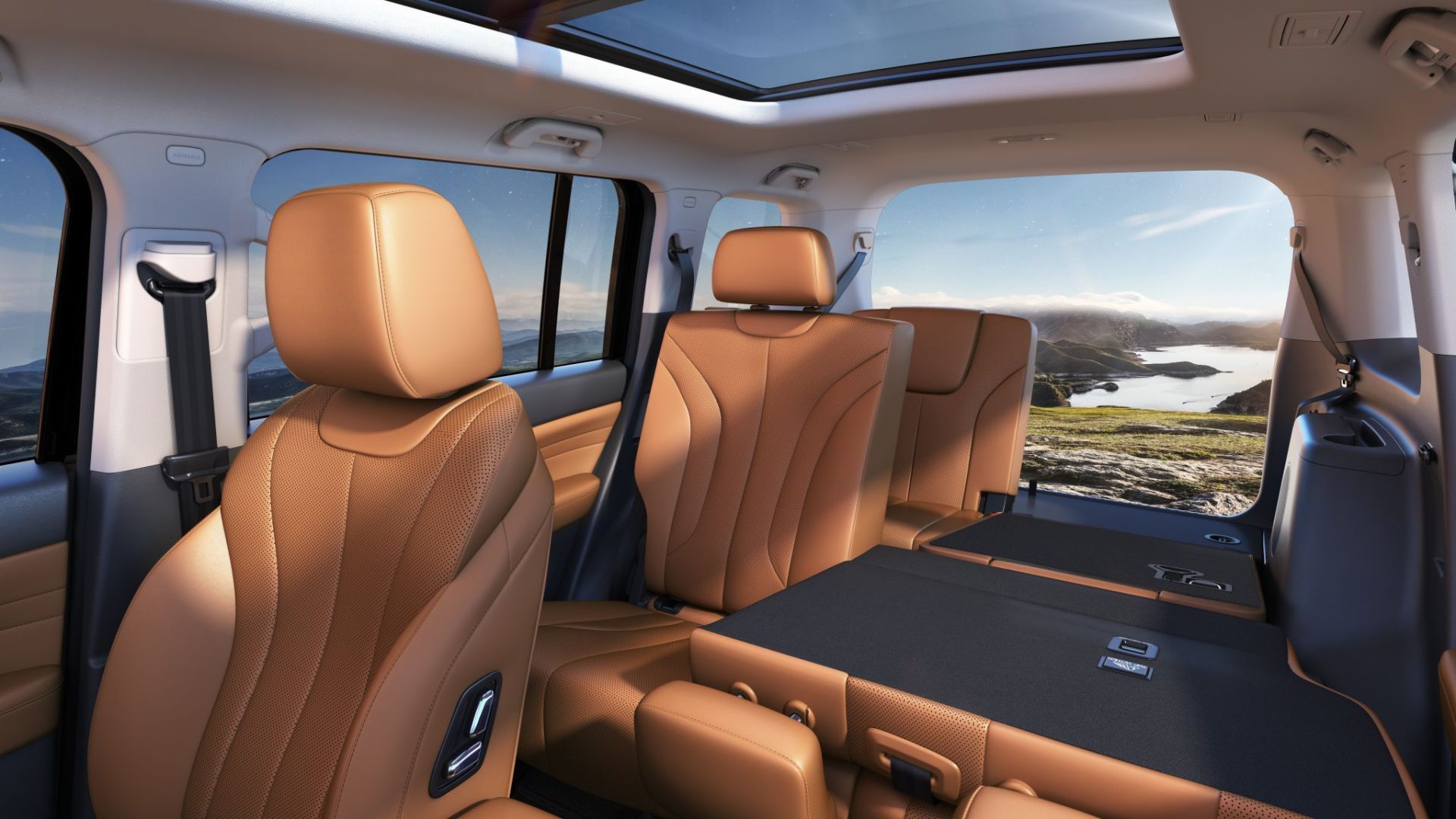 GWM haval h9 interior bancos rebatidos