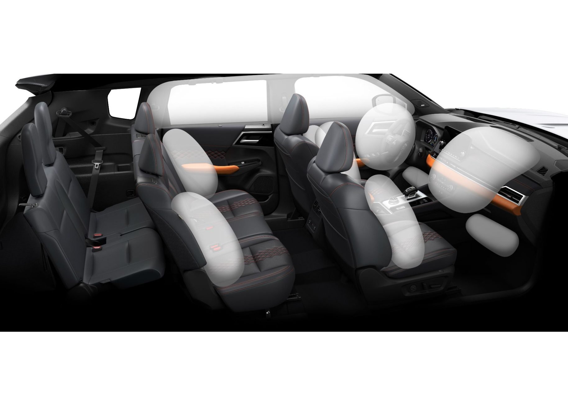 Mitsubishi Outlander PHEV airbags