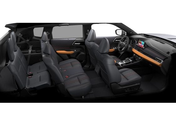 Mitsubishi Outlander PHEV Signature interior disposição de bancos