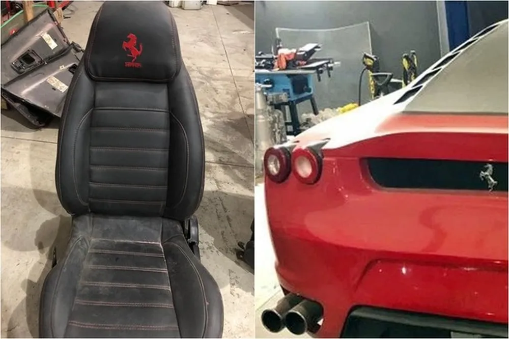 fabrica clandestina transforma carros populares em supercarros réplicas bancos e traseira de ferrari lamborghini