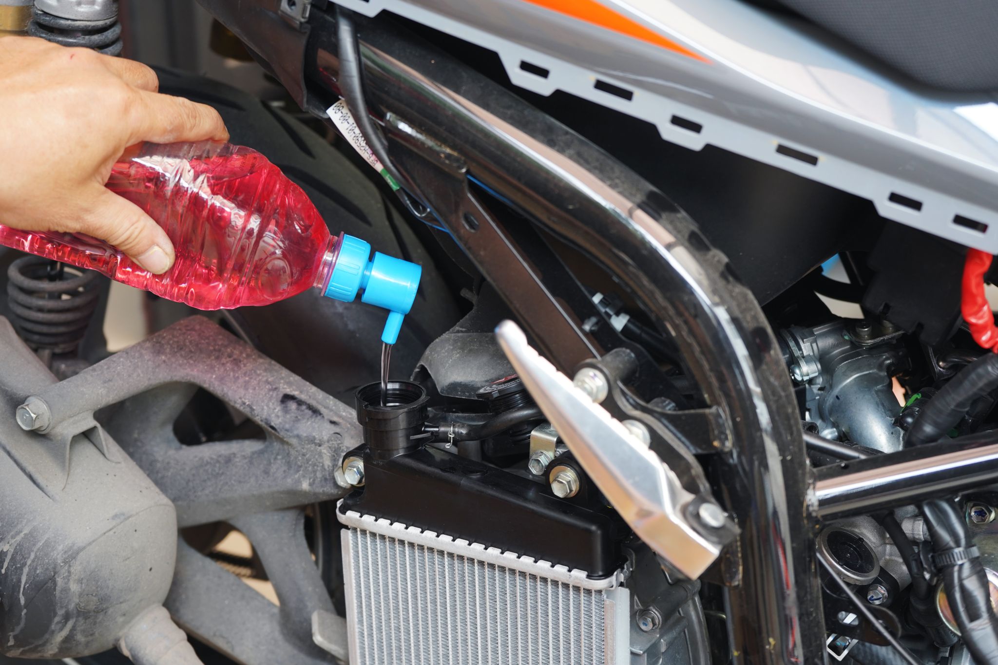 radiador de moto liquido de arrefecimento