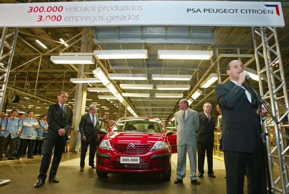 Citroën C3 lançamento fábrica porto real rj