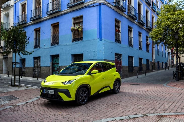 byd dolphin surf verde frente