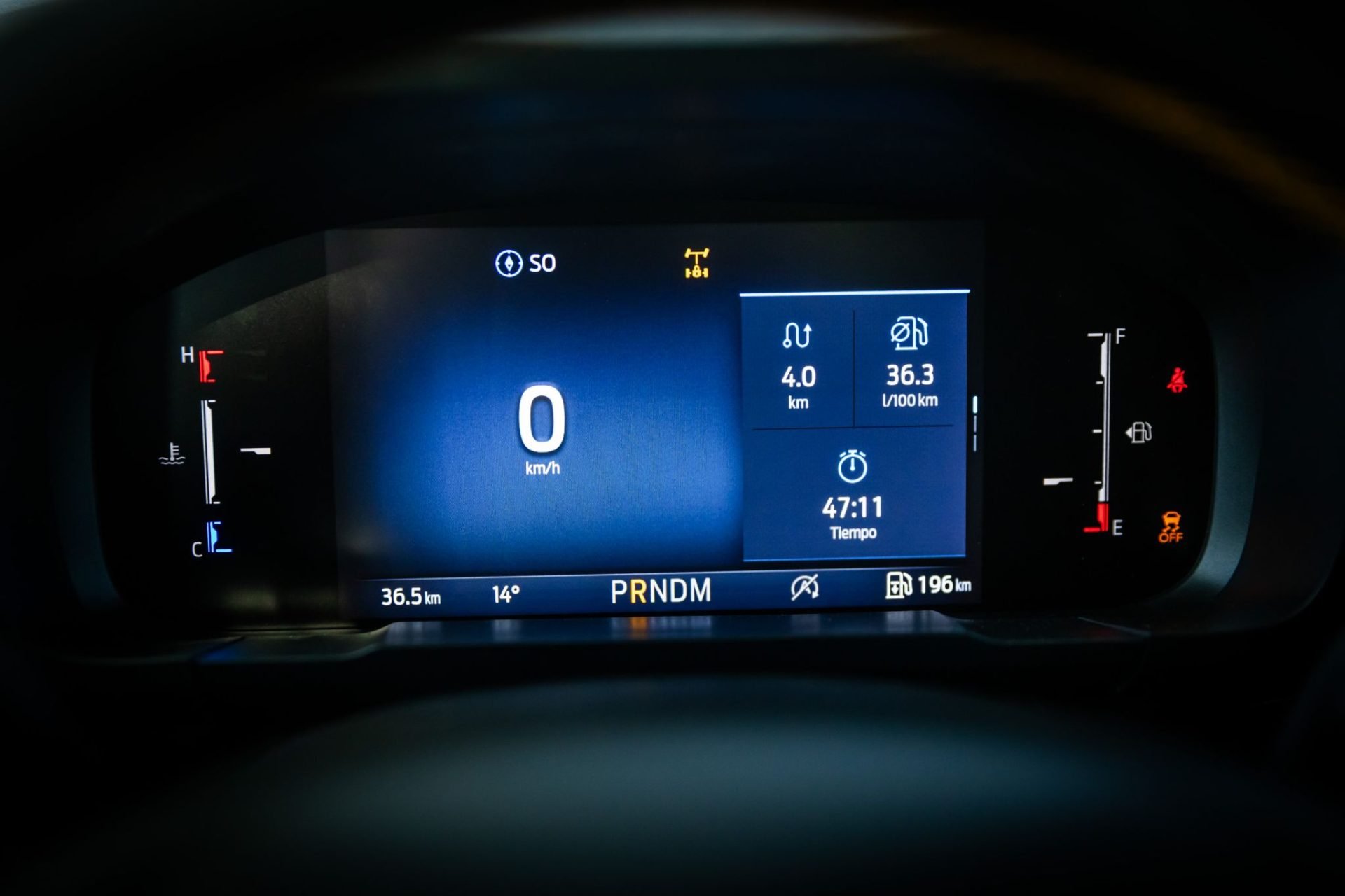 Ford Maverick Tremor interior painel digital