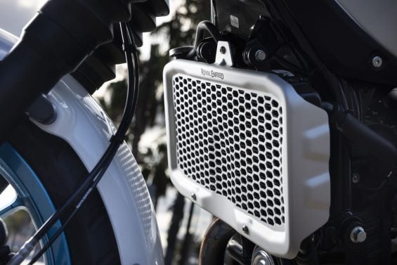 Royal Enfield Guerrilla 450 Radiator Close Up(2)