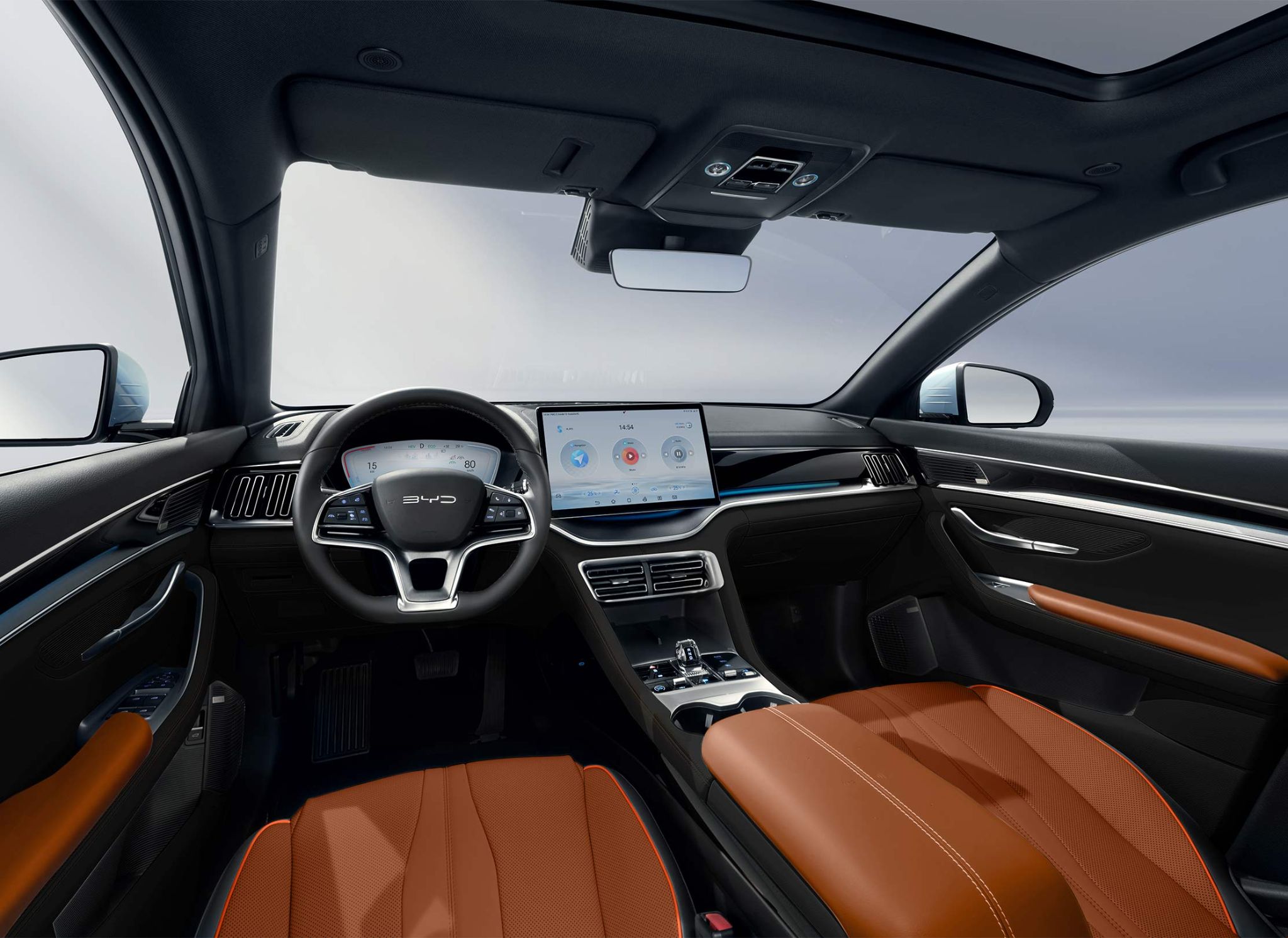 BYD Song Plus 2026 interior marrom