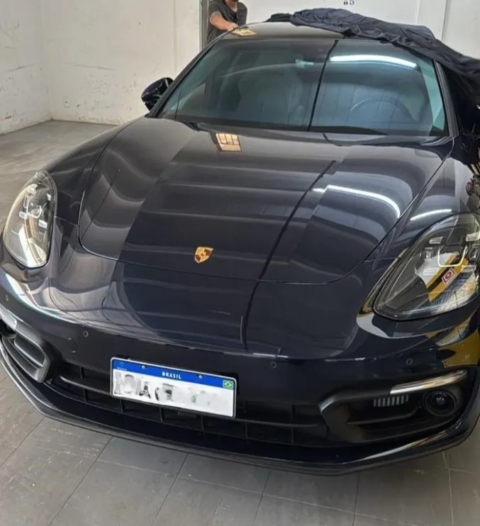 Porsche Panamera apreendido careca INSS