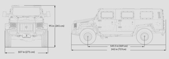 ALPINE ARMORING CONDOR PROJEÇÃO