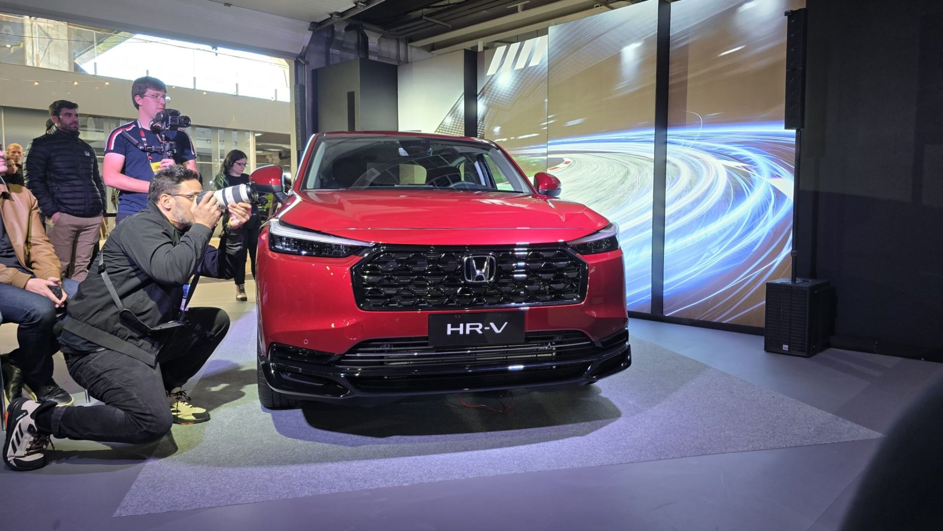 Honda HR V vermelho frente