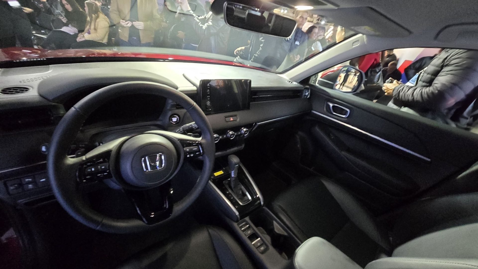 Honda HR V vermelho interior