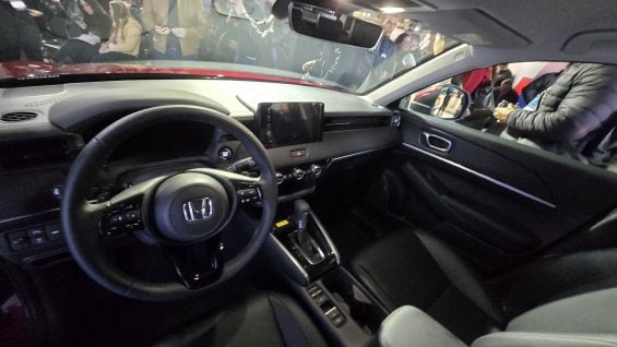 Honda HR V vermelho interior