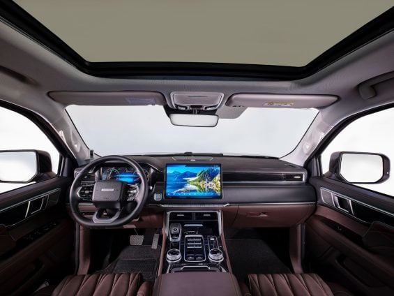 Foton Tunland Interior painel